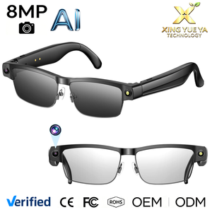 Gafas inteligentes L802 con reproducción de música BT y llamadas de voz, traducción en tiempo real con IA, fotografía de 8MP, grabación de video 1080P, unisex. - Product Image 1