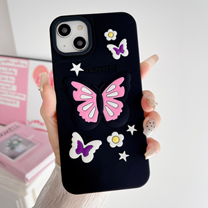 Nuova <span class=keywords><strong>Cover</strong></span> per iPhone in Silicone con Design Floreale a Cartone Animato per iPhone 17 <span class=keywords><strong>Air</strong></span> 11 12 13 14 15 16 17 Pro Max, Antiurto - Product Image 6