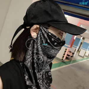 Desierto Máscara a prueba de arena Toalla facial A prueba de sol Máscara a prueba de tormentas de arena A prueba de viento Turbante a prueba de arena Equitación Máscara de senderismo - Product Image 1