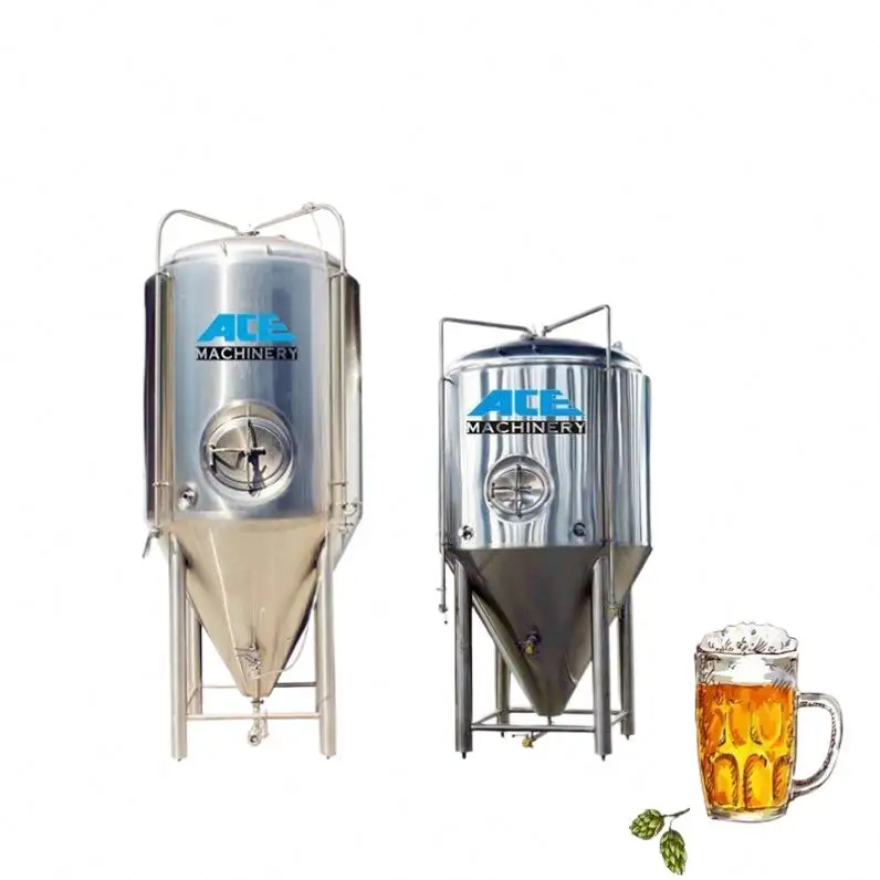 Ace 500L 800 l1000l impianto di fermentazione per birra artigianale fermentatore