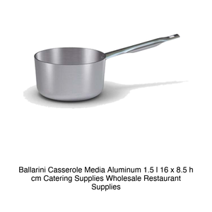 Casserole moyenne en aluminium Ø 16 cm H 8,5 cm, 1,5 L Ballarini - Product Image 2