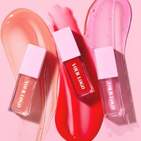 Huile pour les lèvres pailletée hydratante longue durée Brillant à lèvres repulpant vegan personnalisé Brillant à lèvres pailleté de marque privée