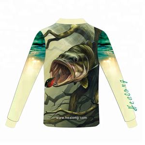 Camisetas de Pesca de Manga Larga, Diseño Personalizado de Camisetas de Pesca - Product Image 4