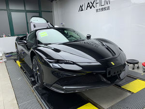 Parachoques trasero de labio delantero de fibra de carbono estilo OEM, faldón lateral de ala trasera, conjunto completo, kit de decoración Exterior para <span class=keywords><strong>Ferrari</strong></span> SF <span class=keywords><strong>90</strong></span> - Product Image 2