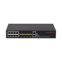 Nuevo y original conmutador de red POE + Gigabit de alto rendimiento de 12 puertos 672Gbps H3C