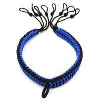 8 attaches réglables pour accessoires de chasse et cordon de sécurité en polyester pour le sonnettoir à canard, 2,5 cm x 46 cm, pour la chasse aux oiseaux aquatiques en extérieur