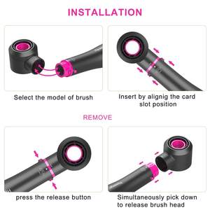 Secador de Pelo Iónico 4 en 1 con Motor sin Escobillas, Portátil, 3 Velocidades, Secado Rápido, Herramienta de Peluquería - Product Image 2