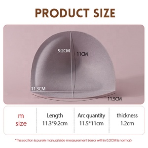 JINHONG JHL656 Imbottiture <span class=keywords><strong>Adesive</strong></span> Riutilizzabili <span class=keywords><strong>per</strong></span> Reggiseno, Coppa Rimovibile a Doppio Lato <span class=keywords><strong>per</strong></span> Reggiseni, Bikini e Top Sportivi - Product Image 3