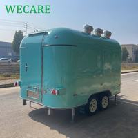 Voiture de restauration rapide mobile Wecare DOT/CE fabrication de camion de nourriture four à pizza remorques avec équipement de cuisine complet foodtruck EU