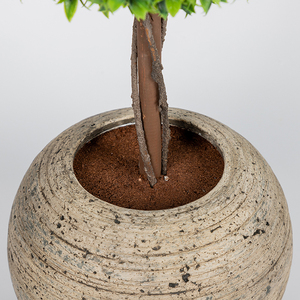 Co-Arts Planta de simulación Hierba de plástico en maceta Bola de boj artificial Topiary Tree Plant Bonsai Plantas Artificiales Decoracion - Product Image 2