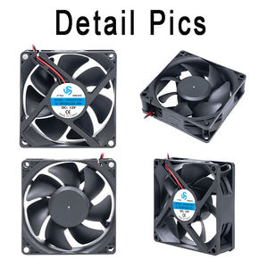 8025 Silent Kugellager Wasserdichte DC-Kühlung Axial ventilator 12V/24V Kunststoff OEM SAM. Kanal halterung der Marke GOA - Product Image 5