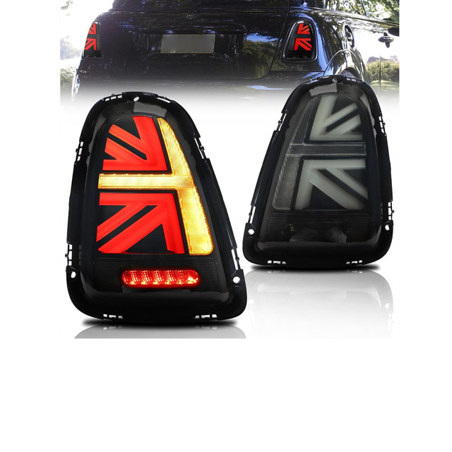 Pair Smoke Tail Light Assembly for Mini Cooper R56 R57 R58 R59 2007-2013 Car Rear Lamps Left and Right Side