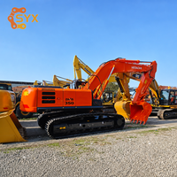 Полностью функциональный гидравлический экскаватор Hitachi ZX350-5G с ковшом 2,0 м, 35 тонн, на гусеничном ходу, б/у, для строительных работ