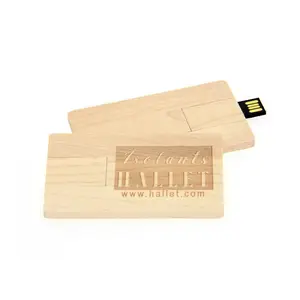 deluxe card usb flash drives wooden cle usb stick 3.0 2.0 flashdrive Eco wood high quality bulk laser logo gifts card Pendrive