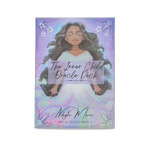 Oracle Tarot Deck Gypsy Fairy Card Custom Silver Foil Oracle Gold Gilt Edges Paper Tarot Oracle Deck - Product Image 4