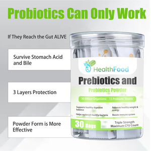 Polvo de Prebióticos y Probióticos de Alta Calidad con Mezcla de Fibra Prebiótica que Ayuda a Reponer Bacterias Saludables, Polvo para un Peso Saludable - Product Image 4