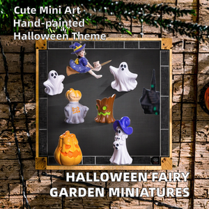 Ornamenti artigianali in resina in miniatura accessori per decorazioni da <span class=keywords><strong>giardino</strong></span> fata di Halloween villaggi in miniatura e statuette religiose/cartoni animati - Product Image 2