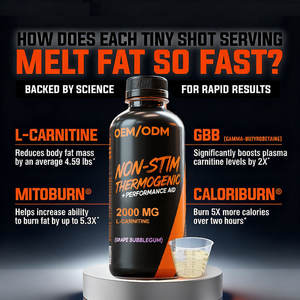 เครื่องดื่มออกกำลังกายแอลคาร์นิทีนแบบฉีดเพิ่มพลังเผาผลาญไขมันด้วยอิเล็กโทรไลต์เครื่องดื่มออกกำลังกายสำหรับใส่เล่นกีฬา - Product Image 2