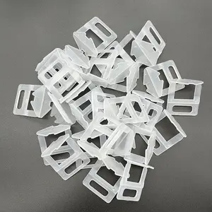 Factory White 100Pcs Stone Tile Leveling System Clips Ceramic Spacers 1mm 1.5mm 2mm 2.5mm 3mm 4.5mm 5mm