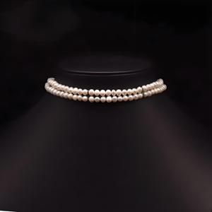 Collar de Perlas de Agua Dulce Natural, Diseño de Flor de Camelia Chapado en Oro de Varias Capas, Elegante Collar de Perlas para <span class=keywords><strong>Novia</strong></span> de Boda - Product Image 2