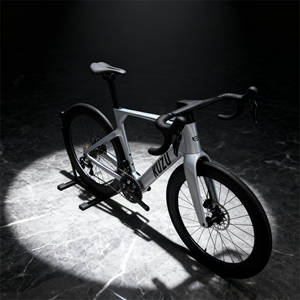 Vélo de route aérodynamique en fibre de carbone 100% taïwanaise de qualité supérieure, fabriqué directement par KOZO, avec freins à disque hydrauliques, léger, pour la course, OEM WHL5080-KOZO1-Alum - Product Image 3