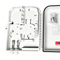 Boîtier de distribution de fibre optique carré 16 cœurs CAJA NAP FDB, boîtier de raccordement de fibre optique 16 cœurs, boîtier terminal pour FTTH