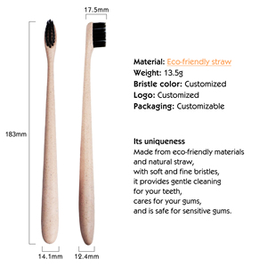 Kit Dental Ecológico de Alta Calidad, Set de Amenidades Personalizadas para Hotel, Kit de Cepillo de Dientes Elegante con Pajita, <span class=keywords><strong>Pastas</strong></span> <span class=keywords><strong>Dentales</strong></span> Biodegradables <span class=keywords><strong>Colgate</strong></span> - Product Image 4