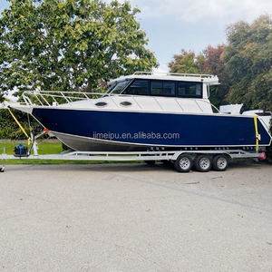 <span class=keywords><strong>Bateau</strong></span> <span class=keywords><strong>de</strong></span> croisière en aluminium avec <span class=keywords><strong>moteur</strong></span> hors-bord, yacht <span class=keywords><strong>de</strong></span> surf et <span class=keywords><strong>de</strong></span> pêche <span class=keywords><strong>pour</strong></span> le divertissement sportif, le plaisir, la pêche et les bateaux à rames - Product Image 2