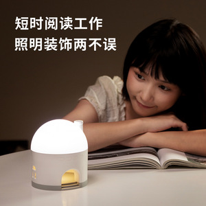 Snow House Projection Lamp 360 Degree Rotation Music <b>Night</b> <b>Light</b> For Bedroom Sleep Aid - Product Image 3