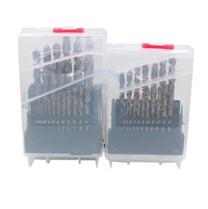 กล่องพลาสติก25ชิ้น Din338 1.0-13มิลลิเมตร M35 HSS ย่างสีเหลืองโคบอลต์บิดบิตเจาะสำหรับสแตนเลสและฮาร์ดโลหะเหล็กเจาะ - Product Image 6