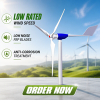 Générateur éolien triphasé AC HLD Factory 10 kW, énergie éolienne, diamètre du rotor 7,5 m, sortie 120 V, 220 V, 240 V, 380 V, directement de l'usine