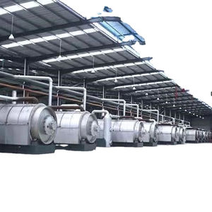 Déchets plastiques d'usine de pyrolyse de nouvelle condition avancée en machine de conversion de mazout - Product Image 1