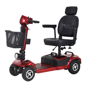 Scooter Eléctrico de Movilidad X-07 24V 20AH Rojo de Aleación de Aluminio Plegable para Personas Mayores y Discapacitadas, Uso Doméstico - Product Image 3