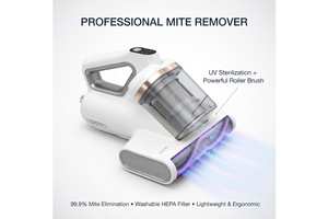 Potente Aspirapolvere Portatile Anti-acaro Ecologico per la Casa, Forte Aspirazione, Filtro HEPA, Pulizia Profonda Materassi e Letti - Product Image 2