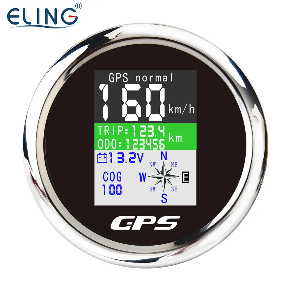 ELING Universal GPS Tachometer Geschwindigkeitsmesser 0-200 KM/H