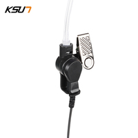 Écouteur à tube acoustique aérien avec micro 2 broches pour talkie-walkie Baofeng 888S UV-5R UV-82 TYT Retevis
