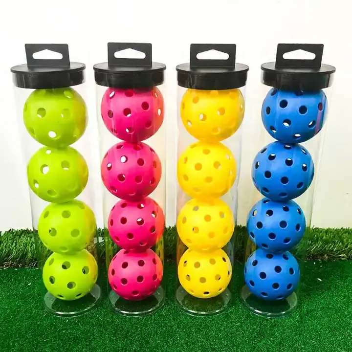 Custom High Quality Durable Usapa Approved Pe Material Practice Outdoor Pickleball Balls Set
