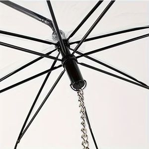 Parapluie transparent pour animaux de compagnie, laisse de transport pour chien, abri de pluie pour promenades, pour petits chiens, utilisation en extérieur - Product Image 4