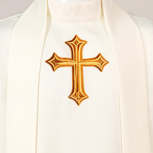 Disfraz de Sacerdote Blanco, Túnica Larga con Cruz, Ropa Medieval para Juego de Roles, Verano 2026, Europa y América, Edad 14+ - Product Image 5