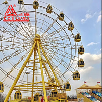 Grande Roue de Ferris Rotative pour Parc d'Attractions, Attraction Populaire et Romantique, pour Visites de Ville en Extérieur, à Vendre