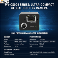 Cámara Industrial GigE con Sensor IMX287 MV-CS004-11GM/GC, 312.9 FPS, Resolución Completa, Transmisión en Tiempo Real Sin Comprimir