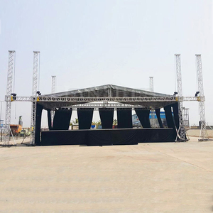 Sân khấu khung dàn dựng bằng nhôm, thiết kế hình vuông, hệ thống giàn 40x40, dùng cho trình diễn DJ. - Product Image 2