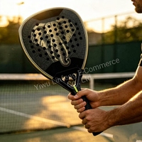 Nouveaux sacs de raquettes 2026 Pro Padel Tennis en fibre de carbone 3K avec surface mate rugueuse en forme de diamant – Prix usine, faible MOQ