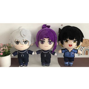 3 estilos 20CM <span class=keywords><strong>Blue</strong></span> <span class=keywords><strong>Lock</strong></span> Plush Isagi Yoichi Chigiri Hyoma muñeco de peluche Anime peluche niños juguete - Product Image 1