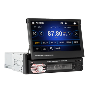 Rádio para carro, rádio para carro 7 "touch screen player mp5 sd/fm/mp4/usb/aux/bt/controle remoto 9601s