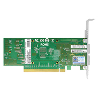 LR-LINK PCIe 4,0x16, puerto Dual, 100Gbps, 2 x QSFP28, chipset Intel E810, adaptador de tarjeta de red Ethernet con cable para servidor