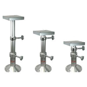 ฐานโต๊ะปรับระดับได้ 3 ตอน ทำจากอลูมิเนียมอัลลอย สำหรับเรือยอชท์ เรือ และรถบ้าน ความสูงขาโต๊ะ 295-690 มม. อุปกรณ์ทางทะเล - Product Image 1