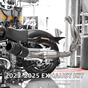 Nuevo sistema de escape completo para <span class=keywords><strong>ER6N</strong></span> Versys 650 Z650 Ninja 650 2023-2025 años, incluye Sensor de silenciador y tubo de enlace - Product Image 2