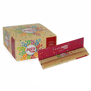 New Mooz Face King Size Ultra-thin Slim Brown Paper 32 Leaves/Booklet 50 Booklets/<b>Box</b> Premium Classic Cone Shape <b>Rolling</b> Paper - Product Image 5