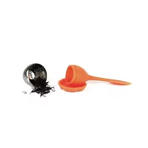 Cute Leaf Shape Silicone <strong>Tea</strong> Infuser with Stainless Steel Mesh Ball Loose Leaf <strong>Tea</strong> Strainer Filter <strong>Diffuser</strong> - Product Image 3